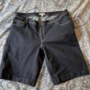 Women Within Bermuda Jean Shorts 16W